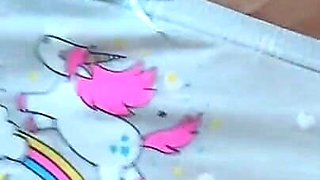 Masturbation in My Unicorn Panties Under My Jeans Then I Finger Myself and Dildo My Ass