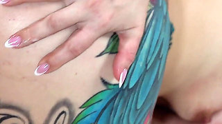 Beautiful Pink Pussy Brunette Gives Me an Intense Treatment and Relieves My Huge Cock