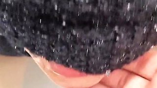Amateur Homemade Pissing: Emi Mark Drinks Morning Pee in Brazilian BDSM Toilet Sex