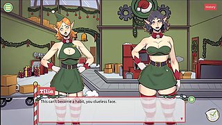 Claus Secret Surprise XMAS HENTAI Game Ep.2 christmas factory making SEXTOY now !