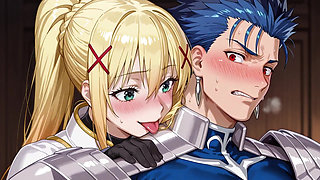Chulainn (fate) X Darkness (konosuba)