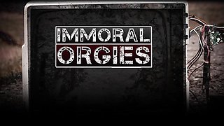 Nikki Sexxx Slams Aryana Augustine, Britney Amber & Emily Kae With A Strap-On