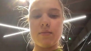 Training and Masturbate in the Gym