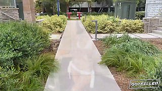 Gotfilled Charlie Valentine begs me to creampie her