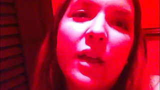 Red-lit Thrill: Public Bathroom Masturbation at the Club