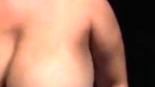 Big-Titted BBW Strips Out of Her White Dress