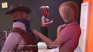 Erotic tales featuring a hot brunette with big boobs and a nice bum