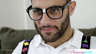 Nubiles Porn featuring Haley Reed and Damon Dice's deep throating trailer