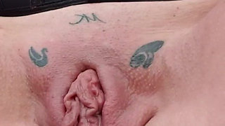 Julies Incredible Whisk Squirt on Roof Terrace