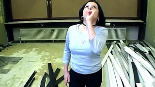 Stretched Pregnant Pussy Fingered Deep - Leaking Thick Cum Everywhere