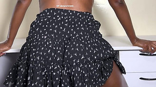 Tennis Skirt Amateur Babe Riding Orgasm