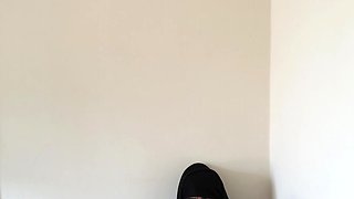 Small titted brunette amateur anal nailed at home