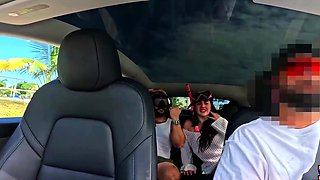 Big Ass Woman Gets Horny In The Car After A Ride. - Sami