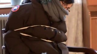 Chair Tied In Winter Jacket: Hardcore, Fetish  Bondage Porn