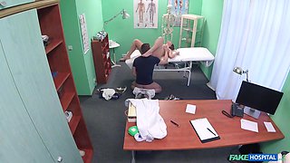 Victoria In Blonde Seduces Doctor To Get Her Own Way - Viktoria Blond