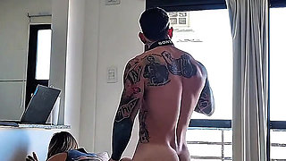 Trapped by My Stepsister's Mini Shorts: From the Floor to the Sofa Uncensored