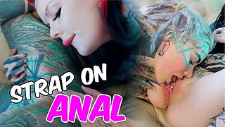 Anuskatzz Lesbian Makeout Turns Into Hard Play