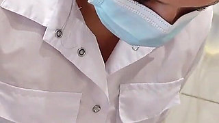 POV Medfet Shaving with Extra Long Nurses Nails