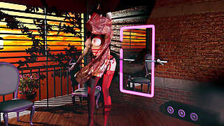 3D Big Boobs Cosplay Stripper Dance for You and Cum in Her Mouth