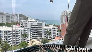 Scarlettandc Lesbian Cheating on Husband with Hot Latina - Amateur Homemade Tribbing & Real Orgasm