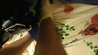 Session 1 (part 1) Latex Bondage Breathplay