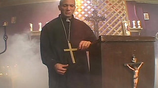 Wild BDSM Session in Church