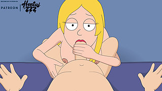 American Stepdad Porn Francine Blowjob POV