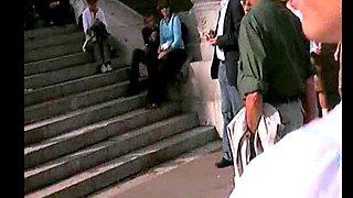 Czech amateur pussy fucked outdoor POV