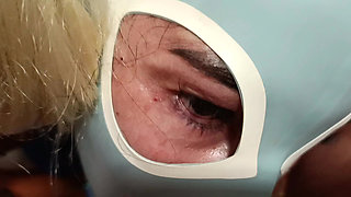 MILF with Blonde Pigtails and Perfect Tits Gives a POV Blowjob with Cumshot in Her Mouth