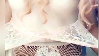 Pregnant Redhead Webcam Masturbation