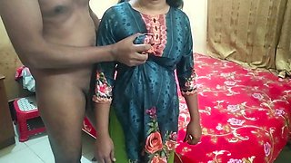 Huge Boobs Indian Bhabhi Strips Saree and Rough Fucks with Devar Ji