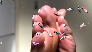 Pink Foxx Giantess Foot Play