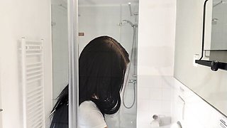 Upskirt no panties action with inveigling baby girl from No Panties TV