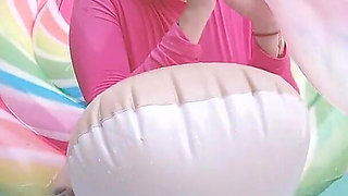 HD B2p 24 Iches Transparent Balloons Pool Inflatable Fun Day