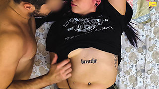 Very Hard Orgasm While Masturbating and Beeing Nipple Played