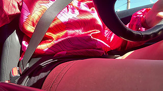 I Pulled Over and Rubbed My Pussy in the Car Until I Had an Intense Orgasm