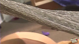 Once These Two Anal Girls Have a Go at Fucking with, a Hung Guy Helps