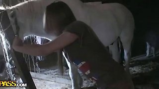 Nestee Shy and her friend fuck in the forest