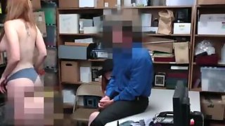 Teen and her stepmom fucked by officers after stealing items
