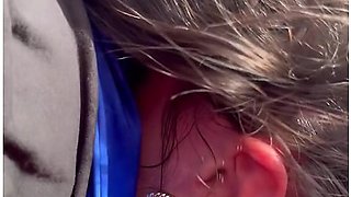 My Wife Absolutely Devouring My Pussy In The Car