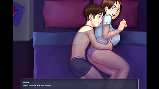 Bedroom mai raat ke sme pura loda andar tak dal diya or maja agaya summertime saga game