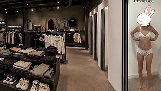 Teenage PUBLIC Flashing in a clothing store  ended with a spanking in the managers office
