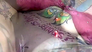 Cheating Fuck Tattoo Bitch Fucked Hard in the Porn Theater!