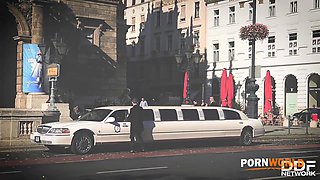 Black Friday shopping ends in threesome with Kayla Green & Angelina Brill