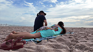 I Asked My Stepson to Give Me a Back Massage on the Beach, but He Turned Out to Be a Real Brat...