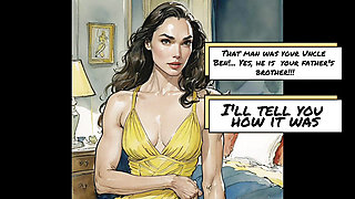 The Stepmom's Dirty Secret. Visual Novel. Comics for Adults. Cartoon
