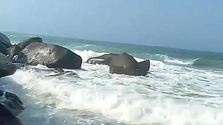 I Was Caught Having Completely Naked Sex on the Beach - Threesome on the Beach