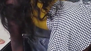 Black Ass Slave Serves Her Sadistic Dom Inside His Suitcase