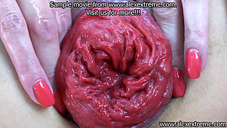Hotkinkyjo take tons of balls in her ass & anal prolapse in the music room