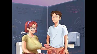 Summertime saga: wild school adventures with big-titted cuties